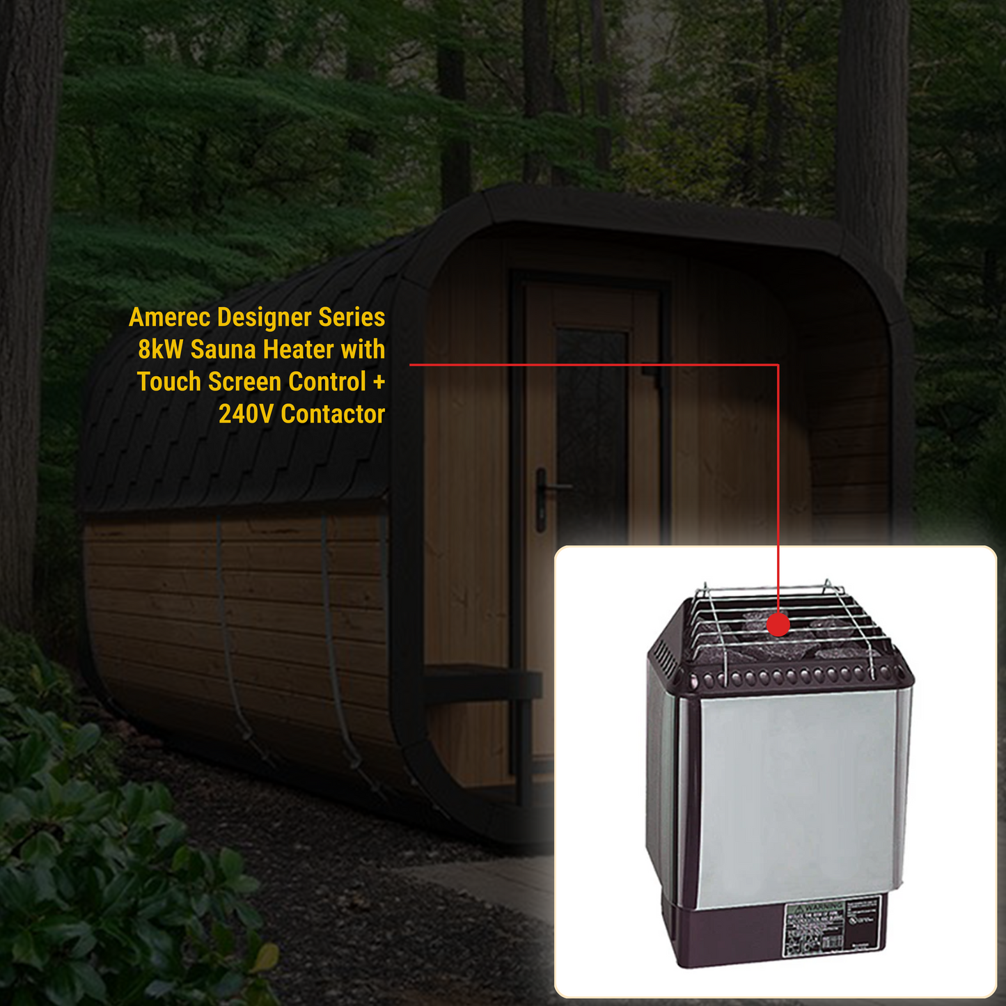 SaunaLife Model CL12GCP