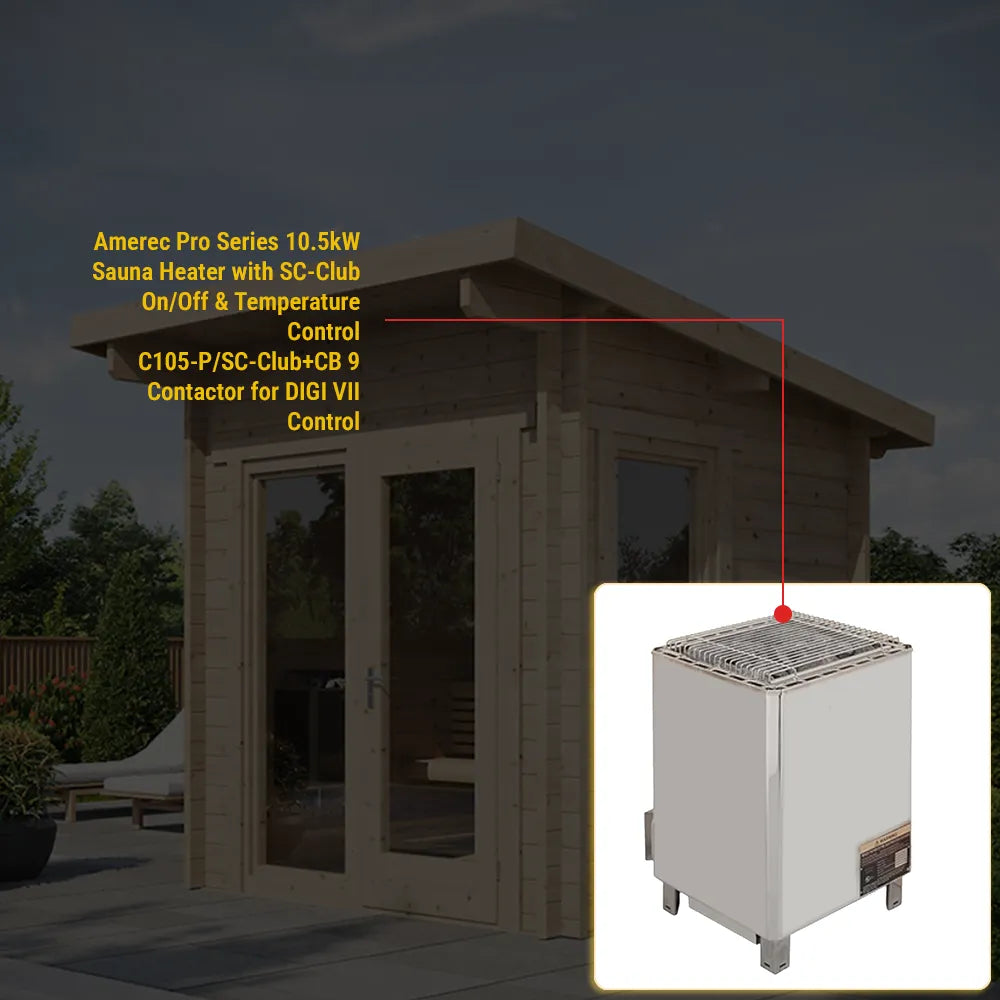 SaunaLife Model G4 Outdoor Home Sauna Kit
