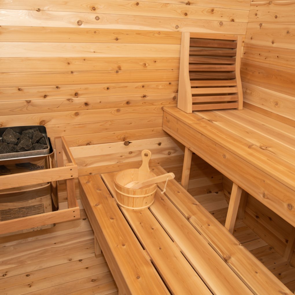 Canadian Timber Luna CTC22LU Red Cedar Barrel Sauna 