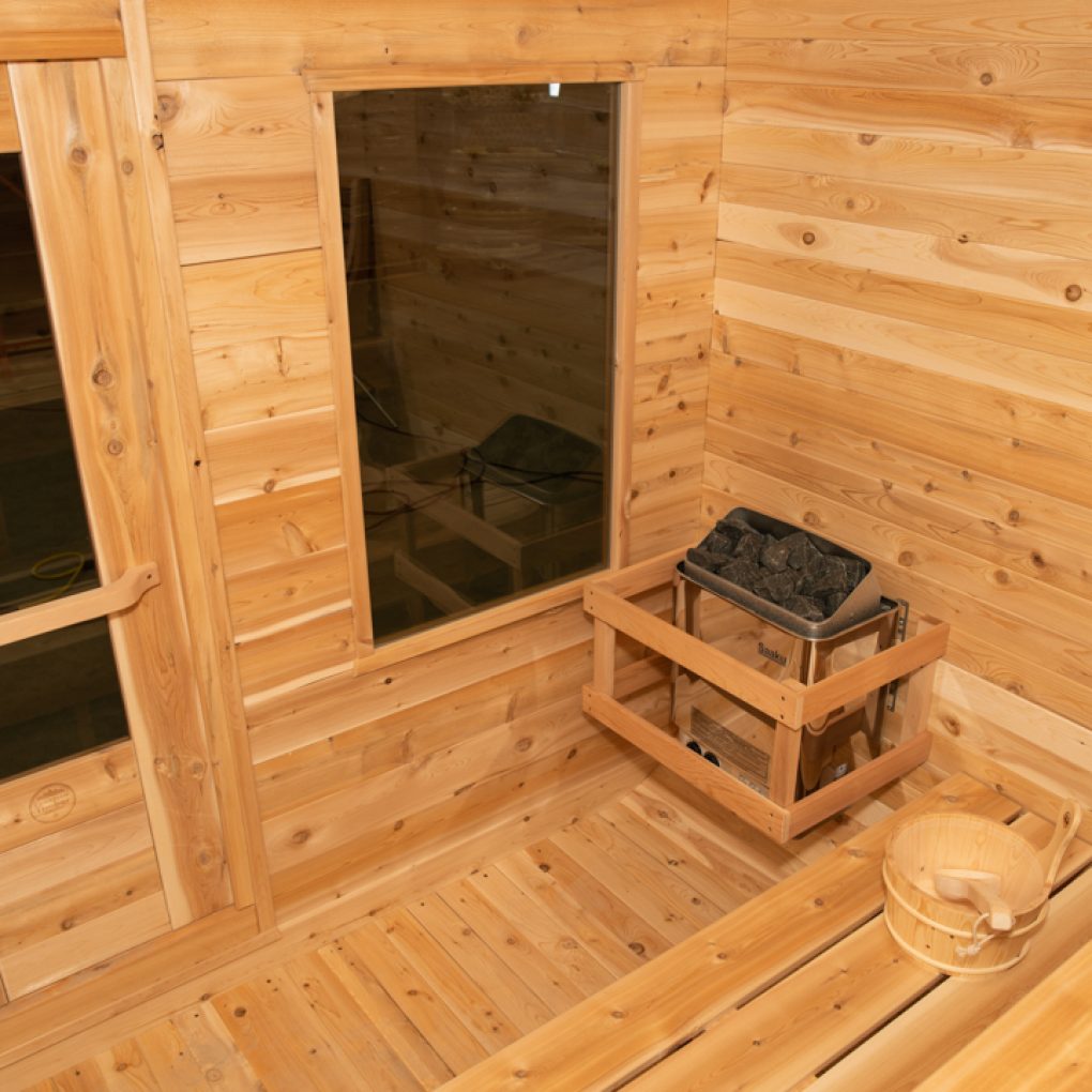 Canadian Timber Luna CTC22LU Red Cedar Barrel Sauna 