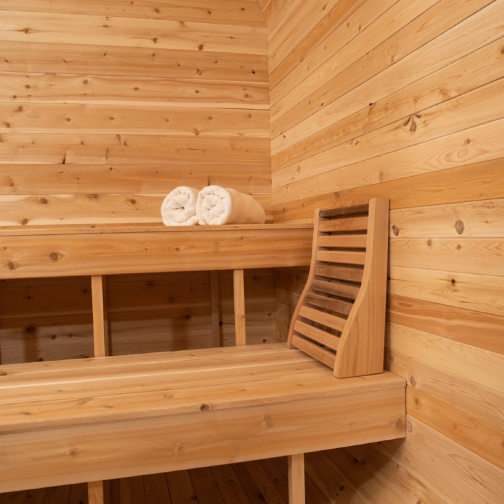Canadian Timber Luna CTC22LU Red Cedar Barrel Sauna 