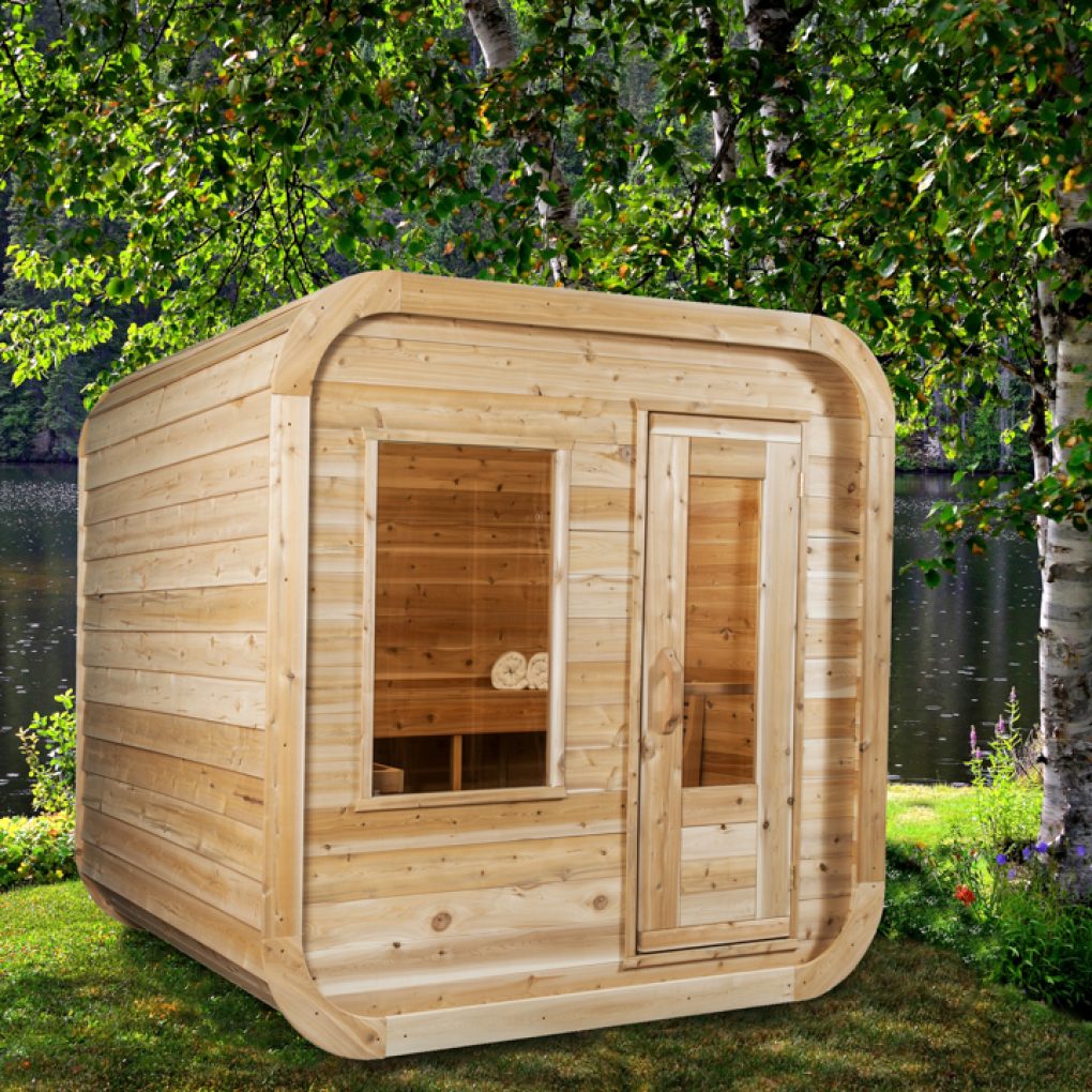 Canadian Timber Luna CTC22LU Red Cedar Barrel Sauna 