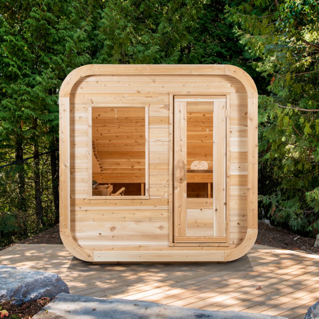 Canadian Timber Luna CTC22LU Red Cedar Barrel Sauna 