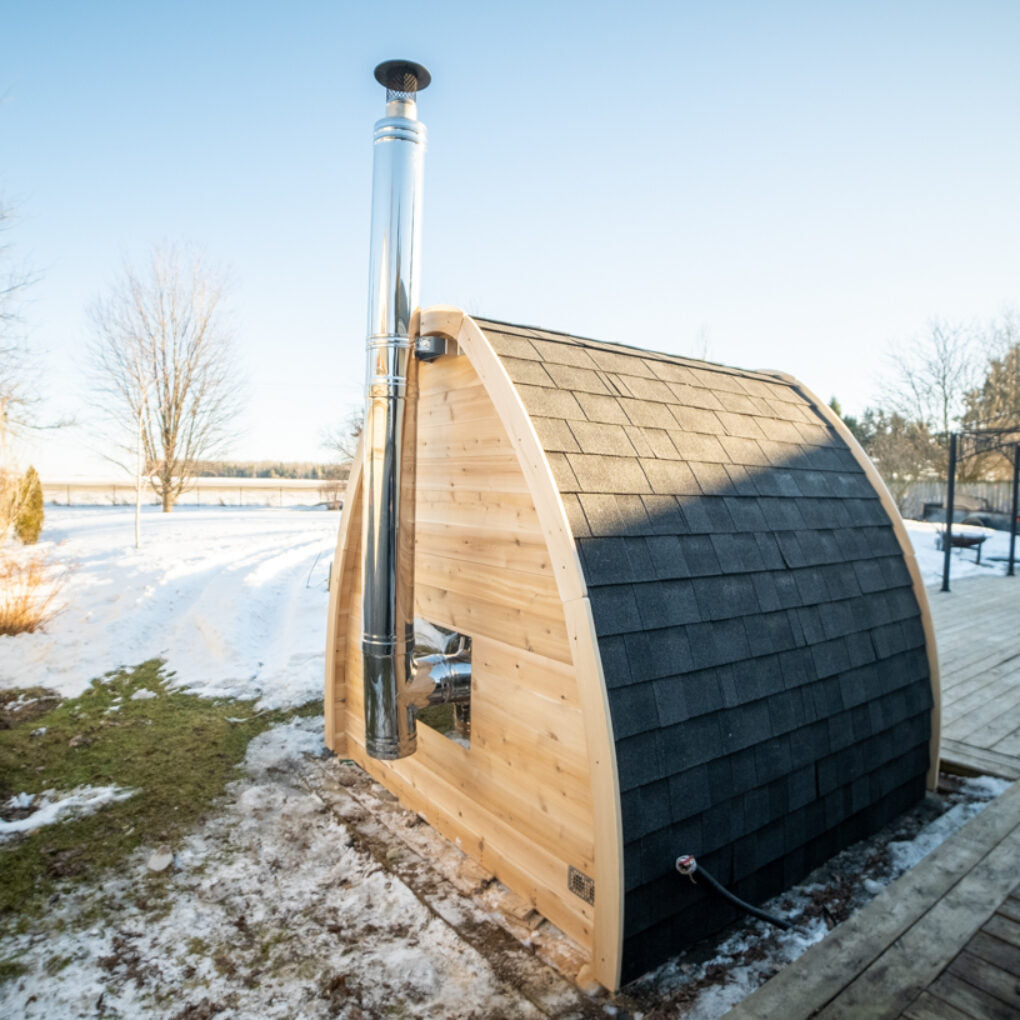 Canadian Timber MiniPOD CTC77M Outdoor Cedar Sauna 