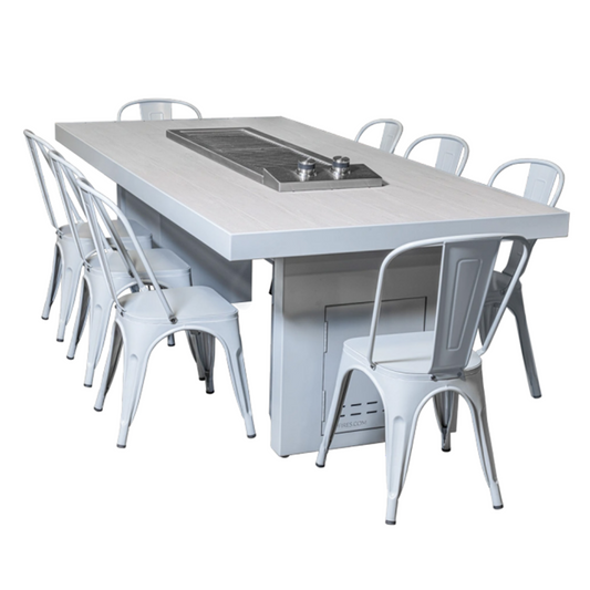 The Alameda Cooking Table with The Anza (Dual) Burner
