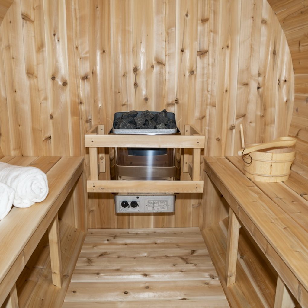 Canadian Timber Serenity CTC2245W Cedar Barrel Sauna 