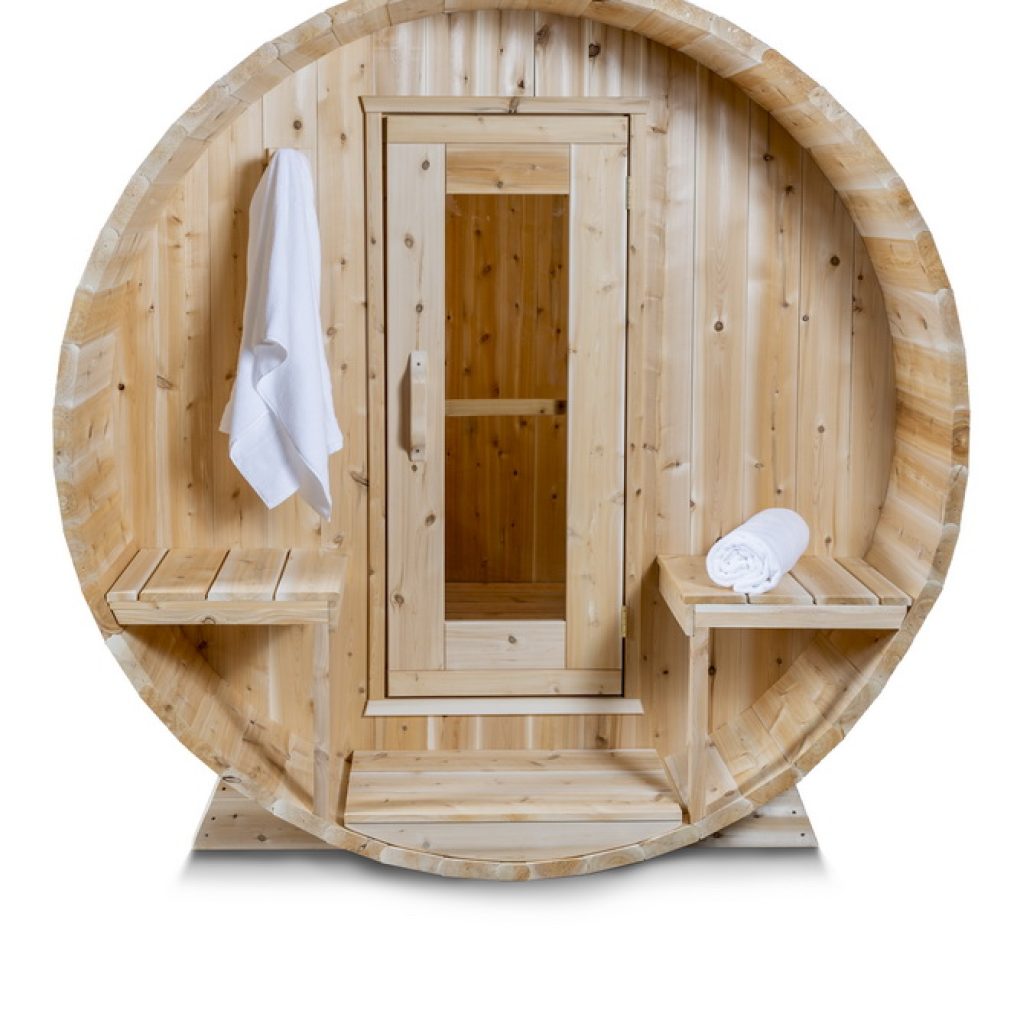 Canadian Timber Serenity CTC2245W Cedar Barrel Sauna 
