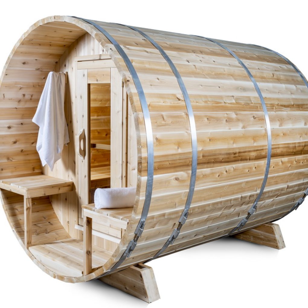 Canadian Timber Serenity CTC2245W Cedar Barrel Sauna 