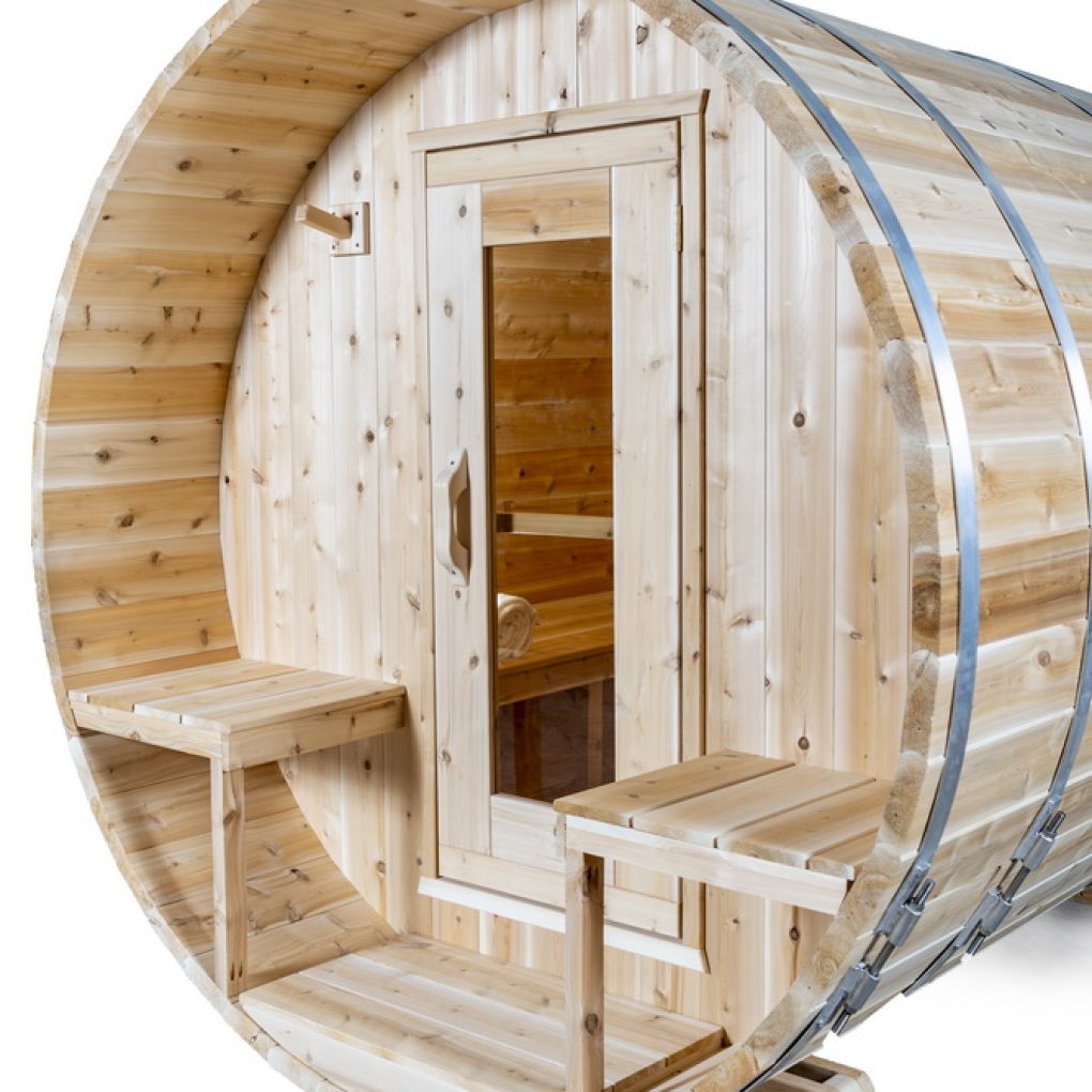 Canadian Timber Serenity CTC2245W Cedar Barrel Sauna 