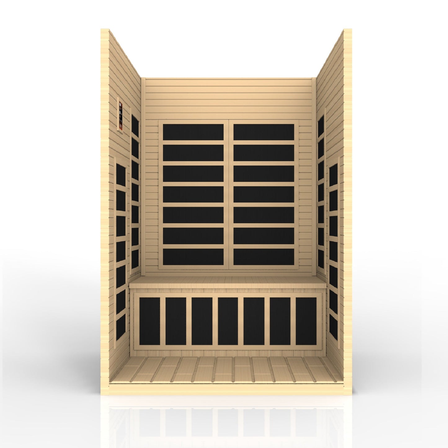 Dynamic "Santiago" 2 Person Low EMF FAR IR Sauna (DYN-6209-01)