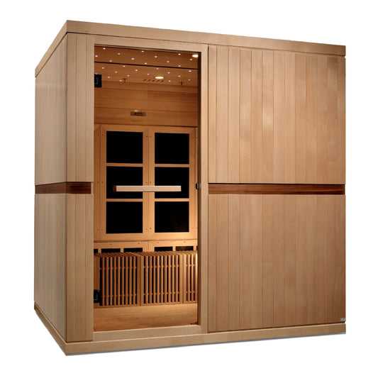 2025 Golden Designs "Catalonia" 8 Person Near Zero EMF FAR IR Sauna