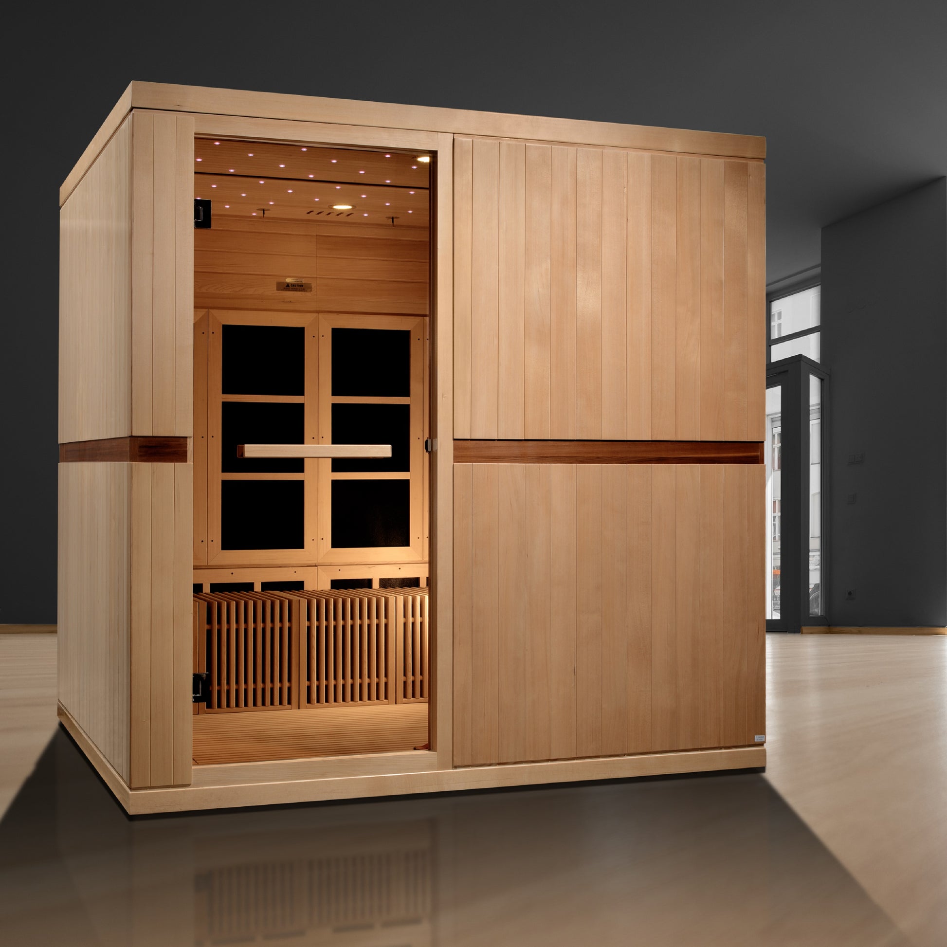 2025 Golden Designs "Catalonia" 8 Person Near Zero EMF FAR IR Sauna
