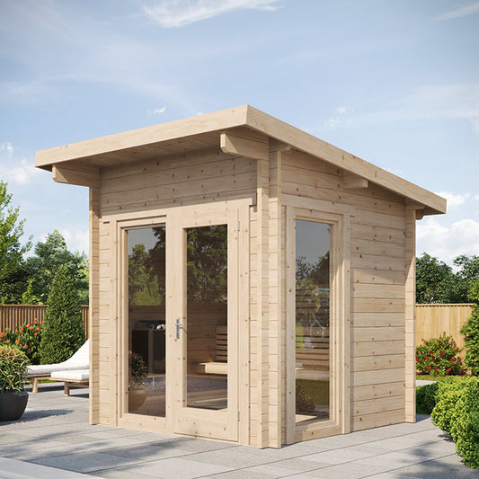 SaunaLife Model G4 Outdoor Home Sauna Kit