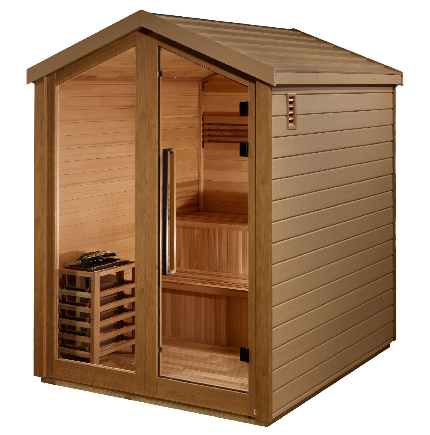 Golden Designs "Kaarina" 6 Person Barn Outdoor Traditional Sauna
