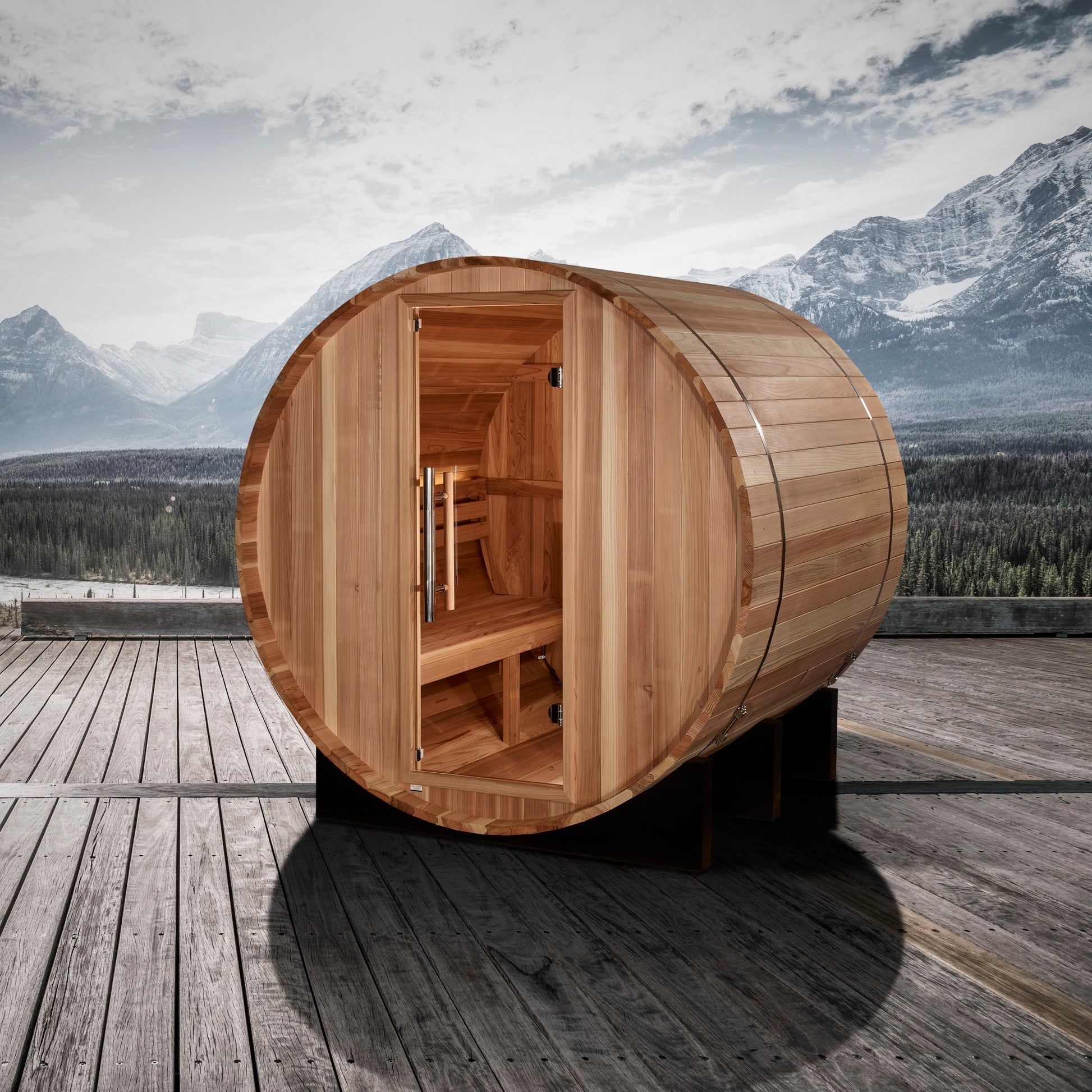 Barrel Saunas PACIFIC CEDAR TRADITIONAL OUTDOOR SAUNAS