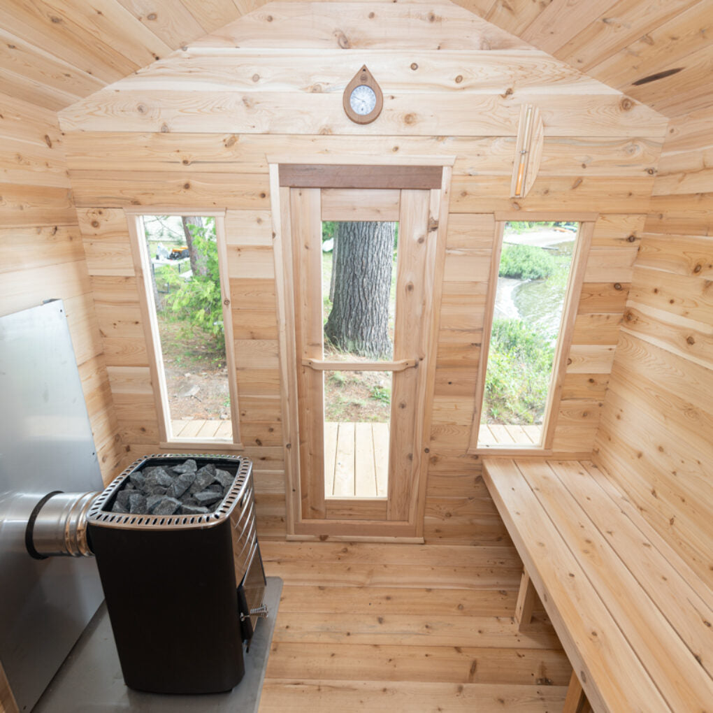 Canadian Timber Georgian CTC88 Outdoor Cabin Sauna 