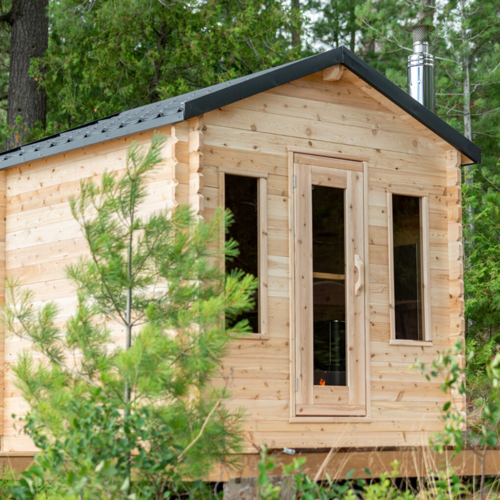 Canadian Timber Georgian CTC88 Outdoor Cabin Sauna 