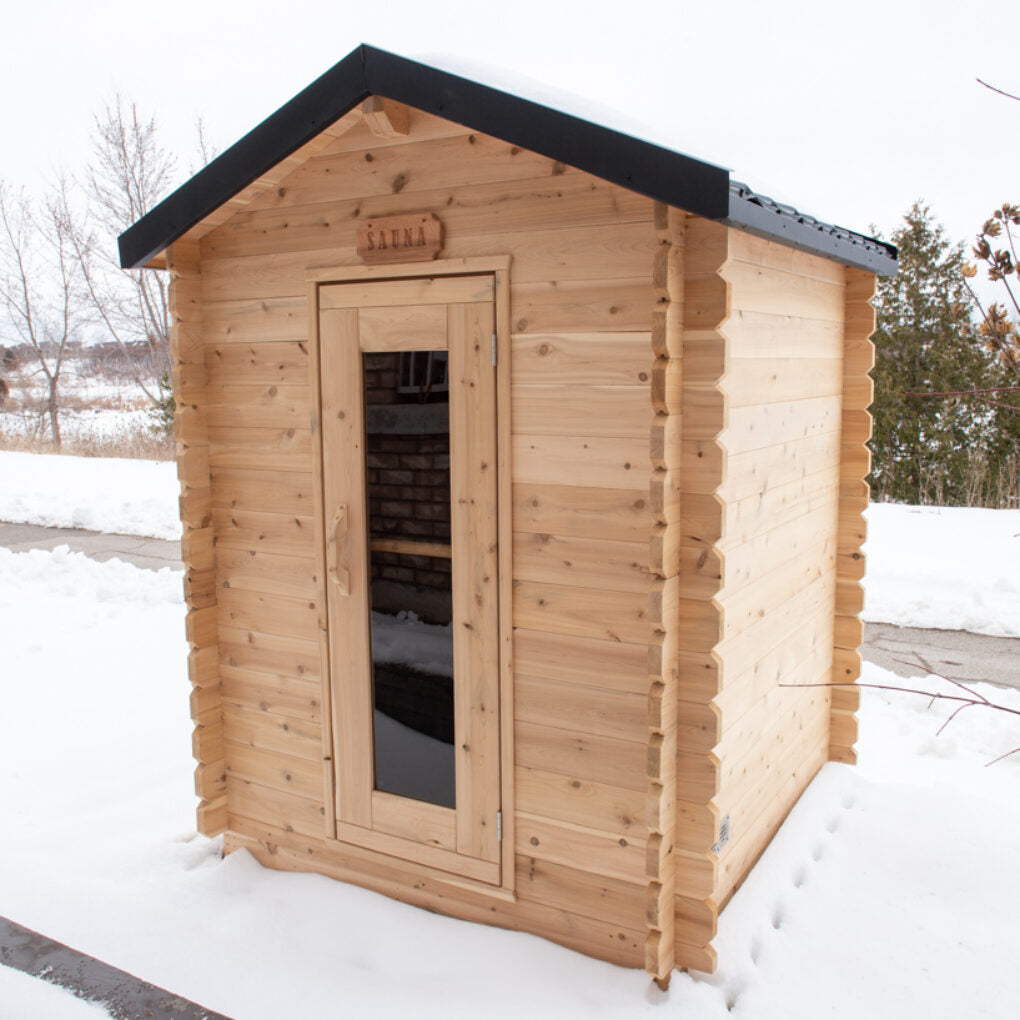 Canadian Timber Granby CTC66 Red Cedar Outdoor Sauna 