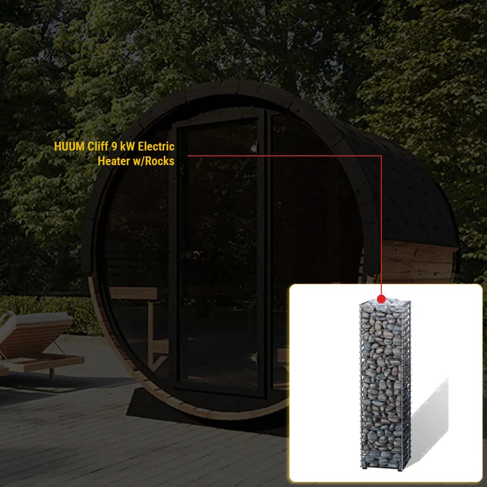 SaunaLife Model EE8G Sauna Barrel