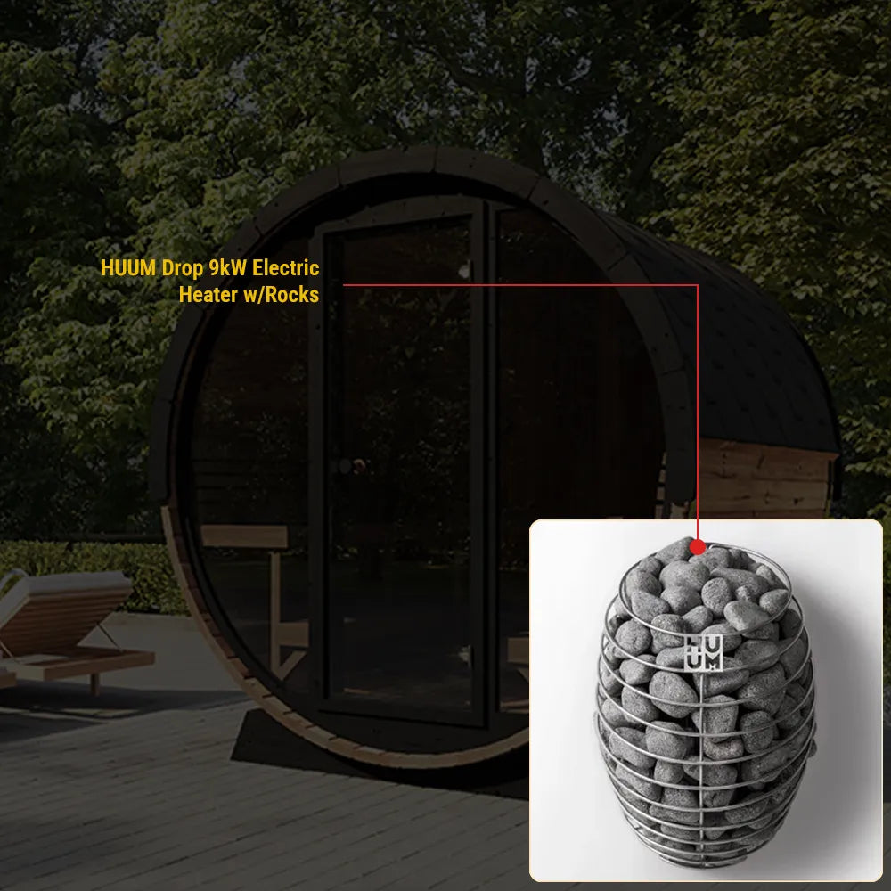 SaunaLife Model EE8G Sauna Barrel
