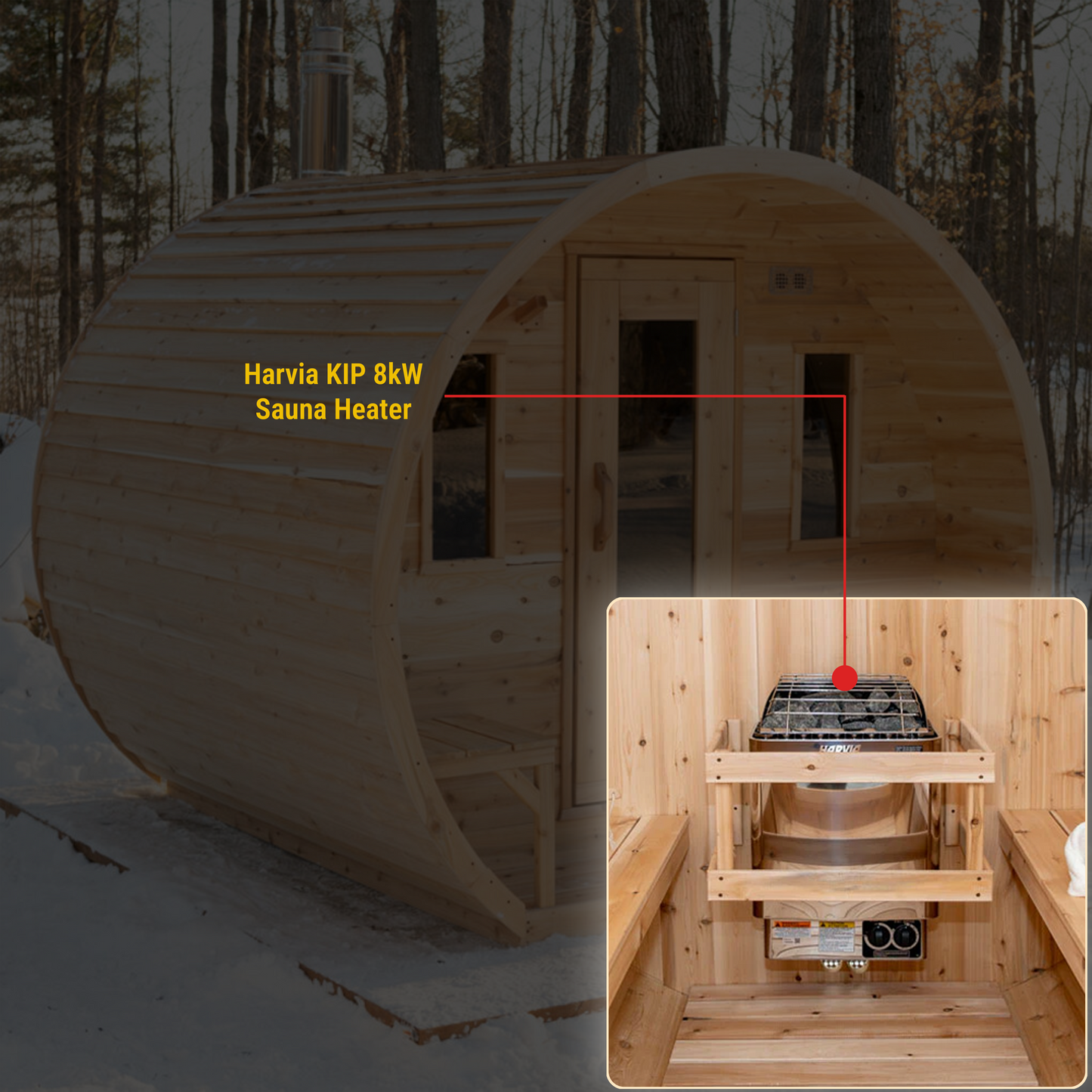 Canadian Timber Elation Sauna CTC2424