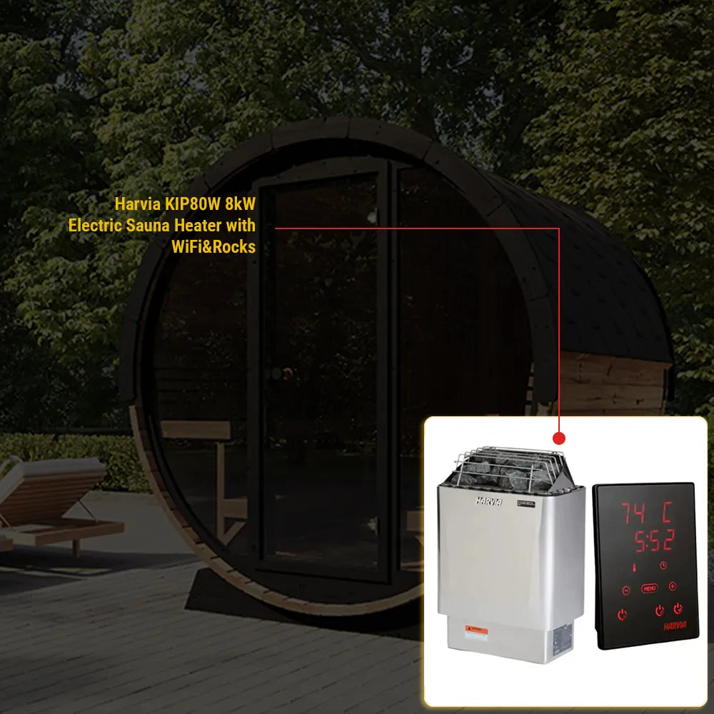 SaunaLife Model EE8G Sauna Barrel
