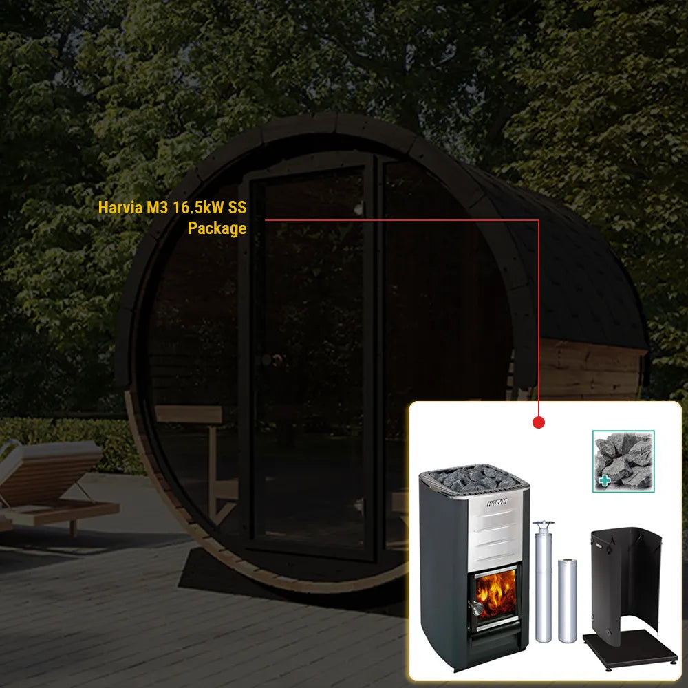 SaunaLife Model EE8G Sauna Barrel