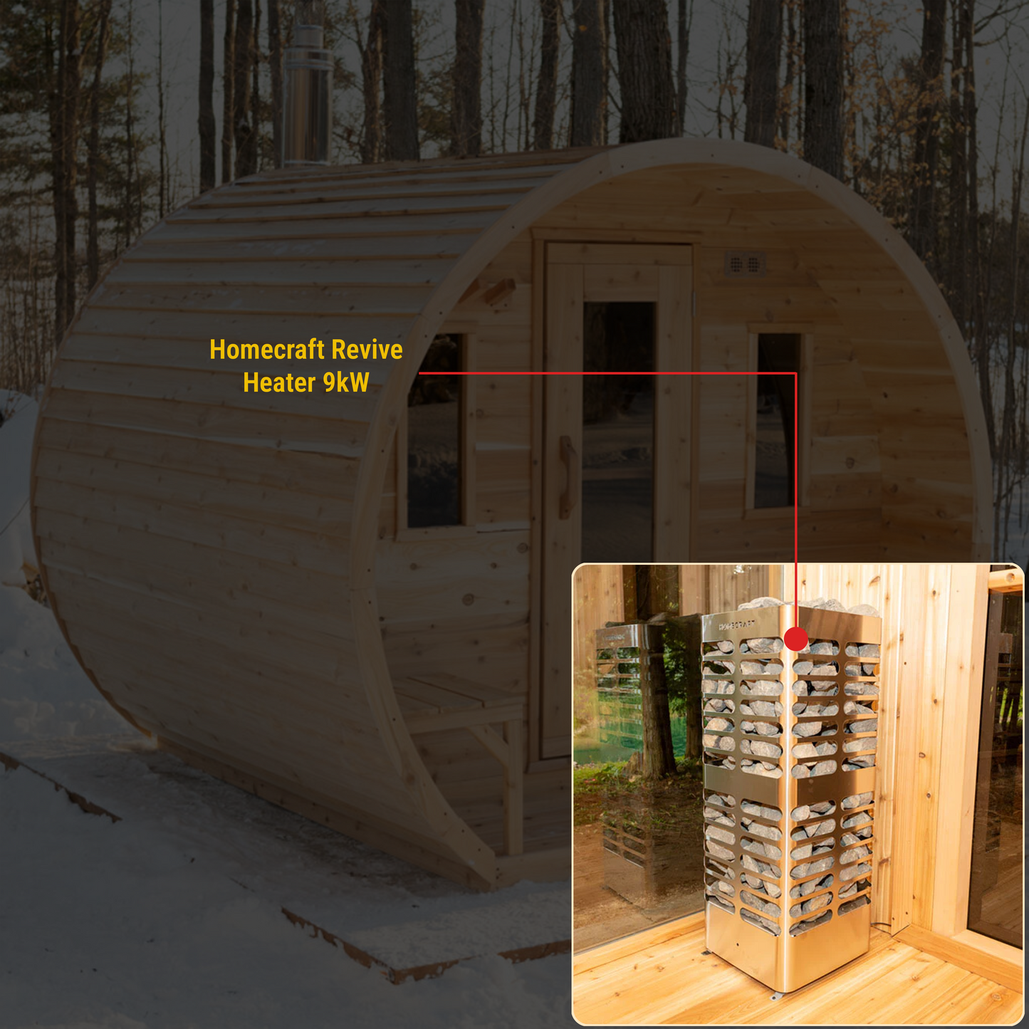 Canadian Timber Elation Sauna CTC2424