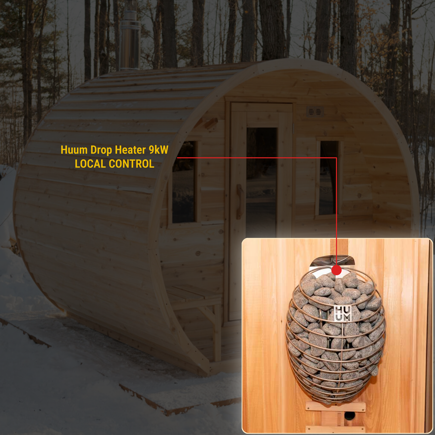 Canadian Timber Elation Sauna CTC2424