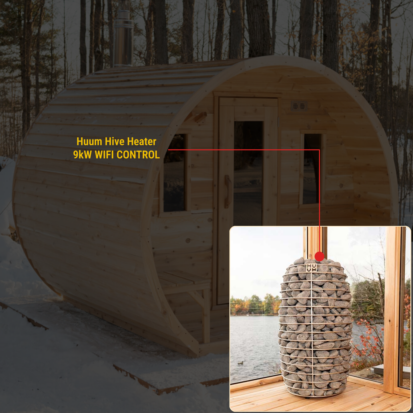Canadian Timber Elation Sauna CTC2424