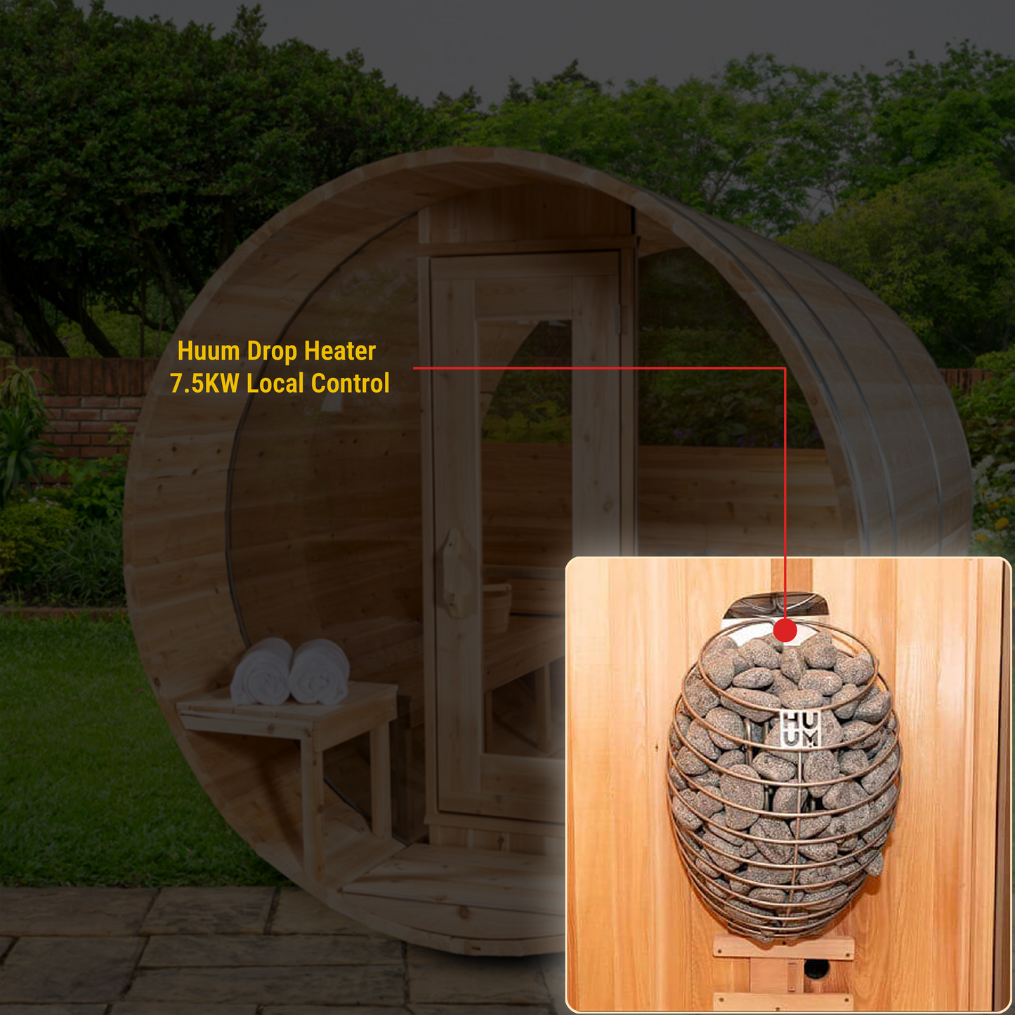 Canadian Timber Serenity MP Barrel Sauna CTC2245MP