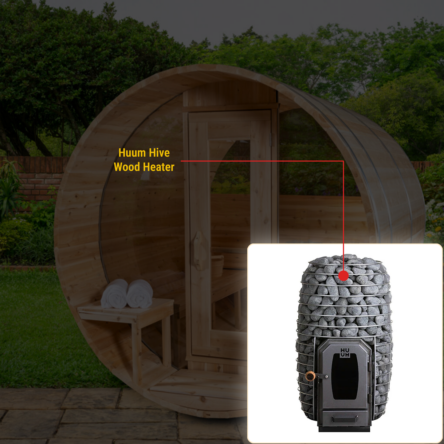 Canadian Timber Serenity MP Barrel Sauna CTC2245MP