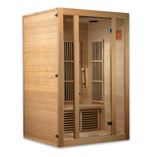 Maxxus "Seattle" 2 Person Near Zero EMF FAR IR Sauna (MX-J206-01-ZF)
