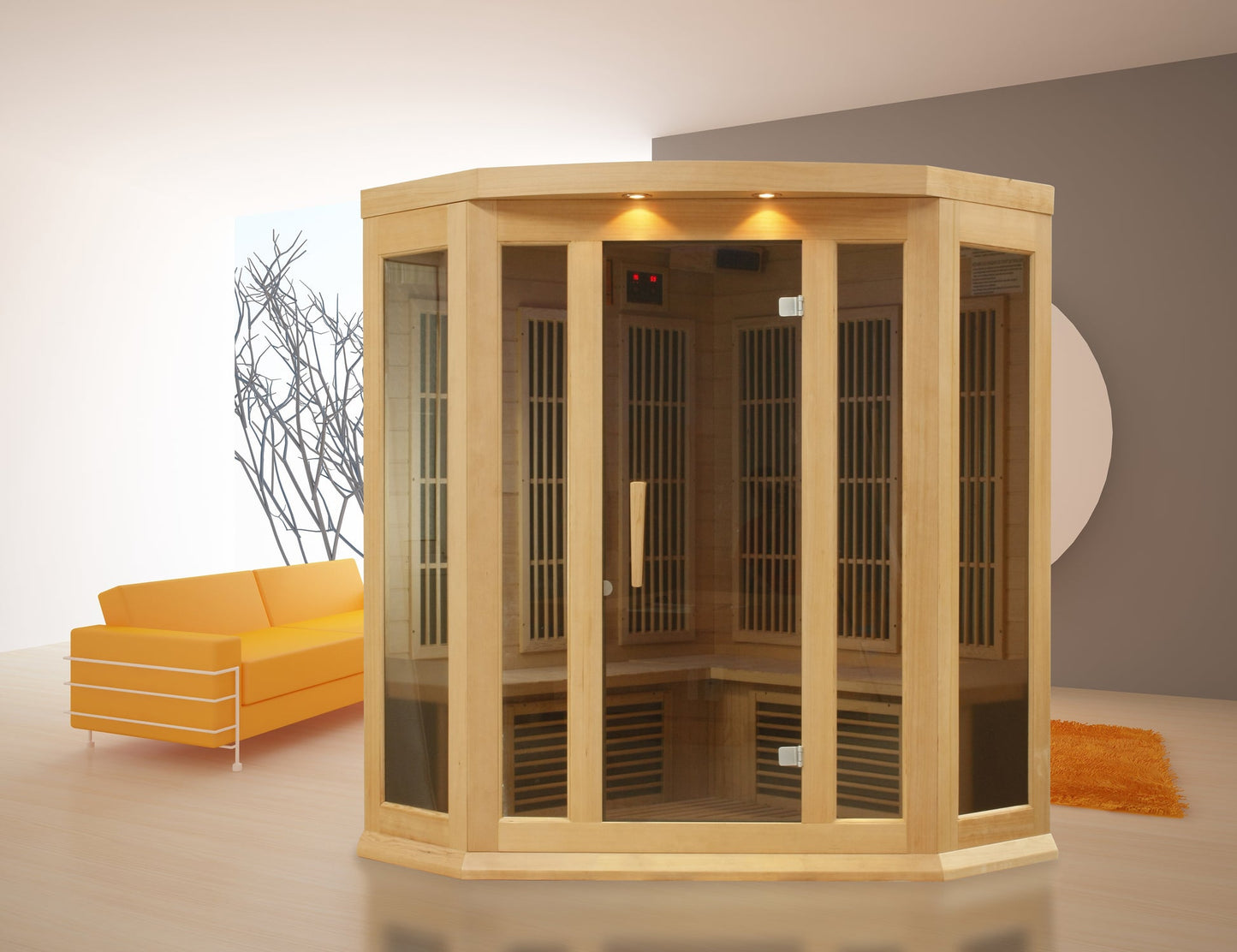 Maxxus 3 Person Low EMF FAR IR Sauna (MX-K356-01)