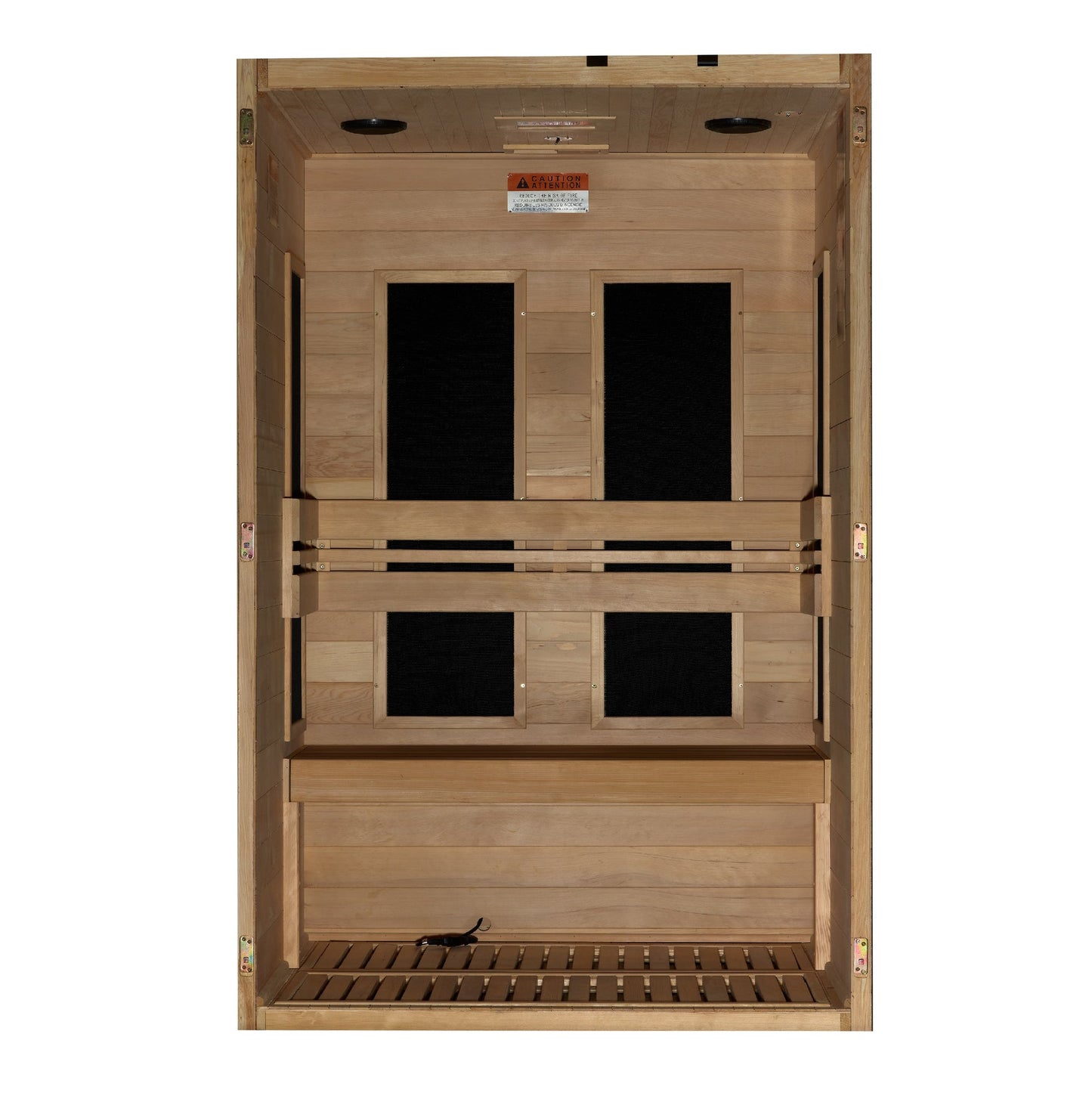 ***New 2026 Model*** Dynamic "Lucca" 2 Person Low EMF FAR IR Sauna (DYN-6215-05)