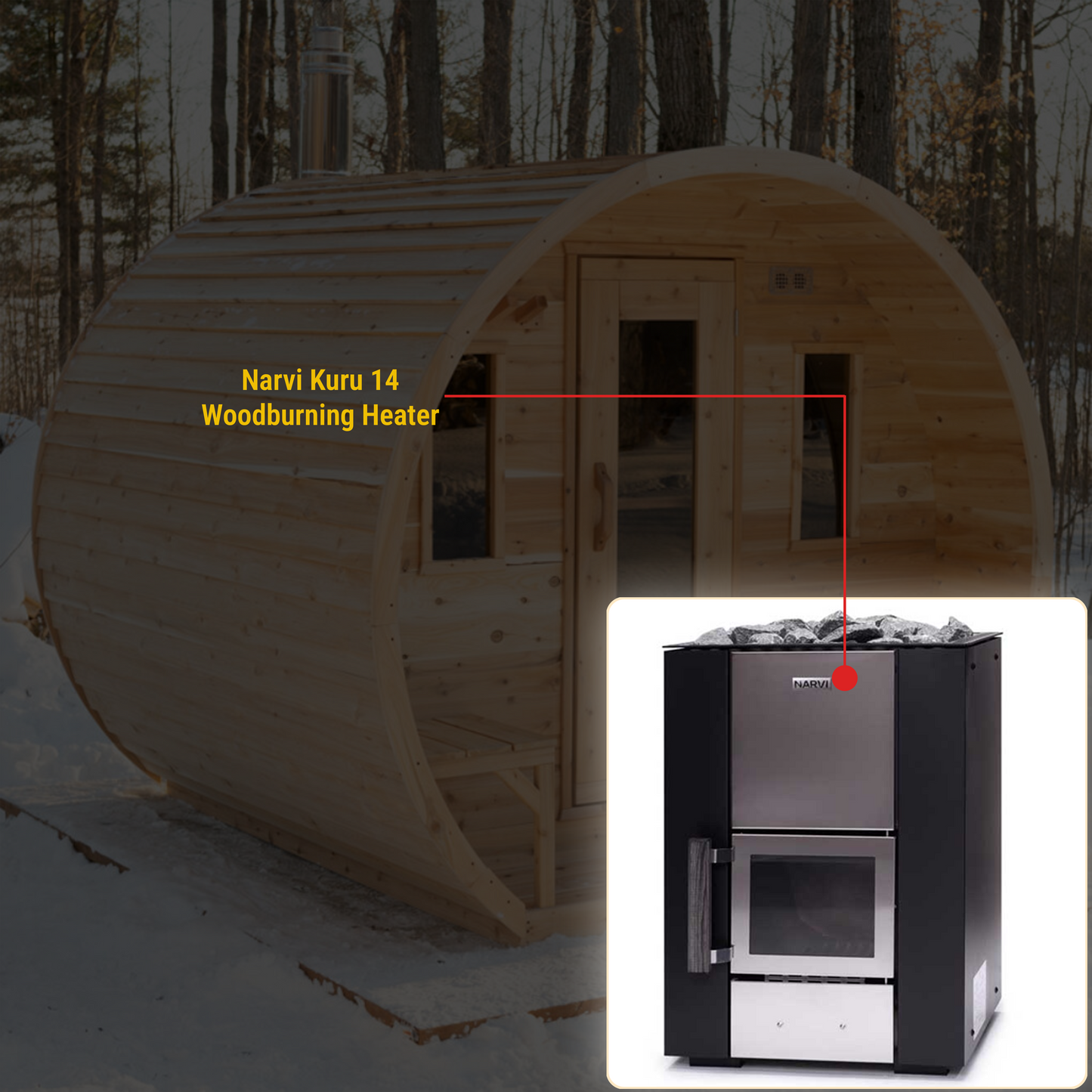 Canadian Timber Elation Sauna CTC2424