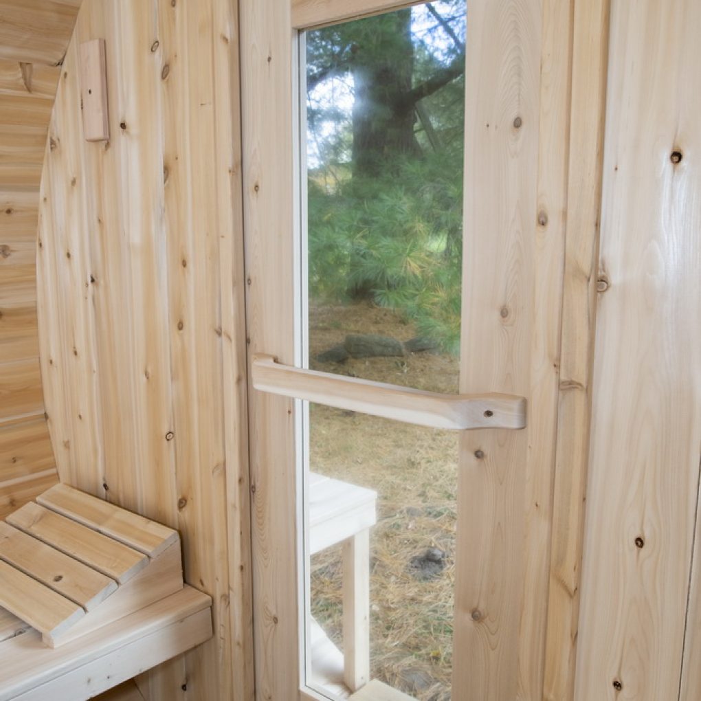 Canadian Timber Serenity CTC2245W Cedar Barrel Sauna 