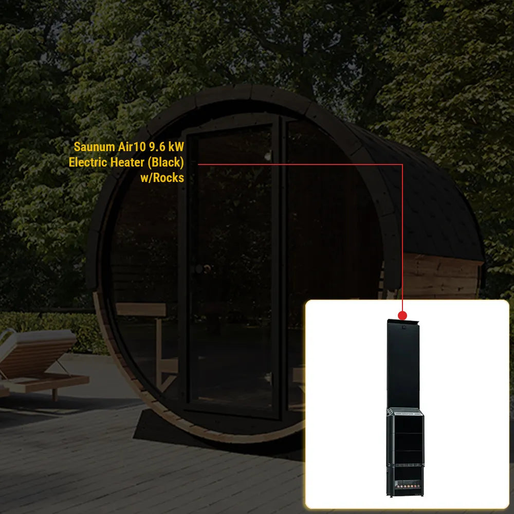 SaunaLife Model EE8G Sauna Barrel