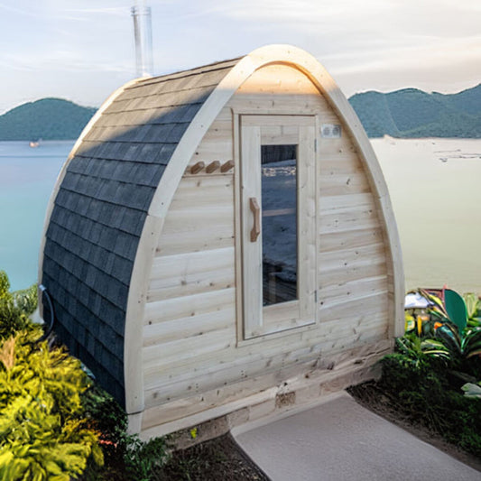Canadian Timber MiniPOD CTC77M Outdoor Cedar Sauna 